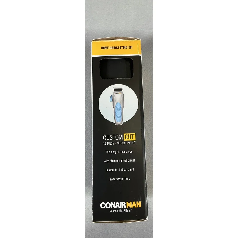 ConairMAN Custom Cut Haircut Kit 18 Piece‎ Clippers Set Home Grooming
